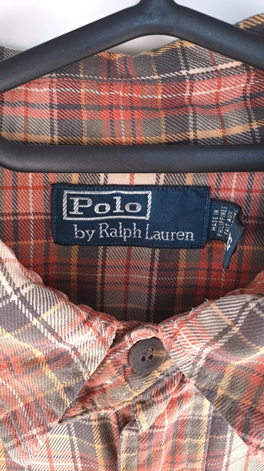 Camisa de cuadros de manga larga / Polo Ralph Lauren / Talla XL / Hombre / Vintage – photo 6